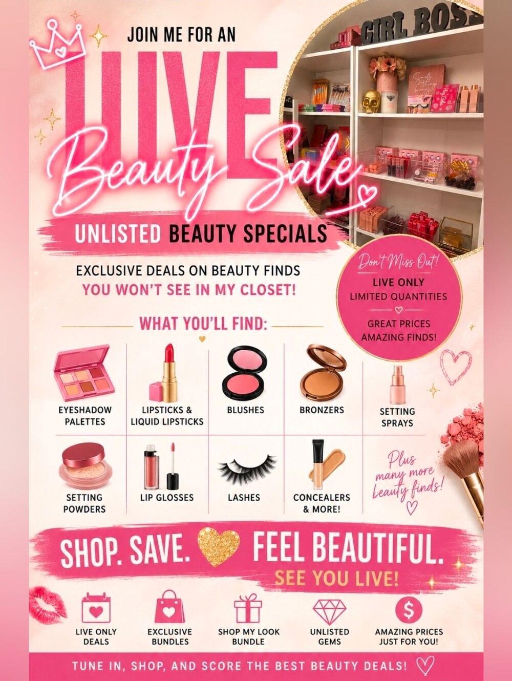 LIVE SHOW BEAUTY CLAIM 💖 | Unlisted Item for LIVE Purchases